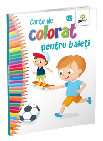 Carti - Carte Colorat Pentru Baietei,  - Editura Gama