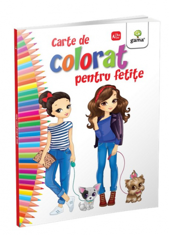 Carti de colorat - Carte Colorat Pentru Fetite,  - Editura Gama