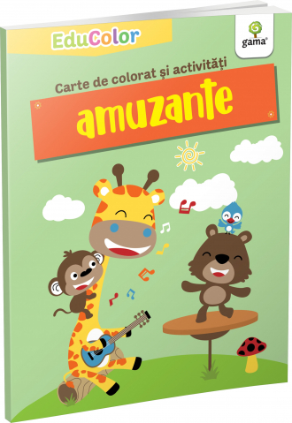 3-5 ani - Carte De Colorat Si Activitati Amuzante,  - Editura Gama
