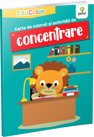 3-5 ani - Carte De Colorat Si Activitati De Concentrare,  - Editura Gama