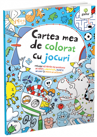 Carti - Cartea Mea De Colorat Cu Jocuri,  - Editura Gama