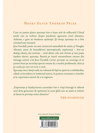 Cartea Sperantei, Douglas Abrams, Jane Goodall, Gail Hudson - Editura Art [1]