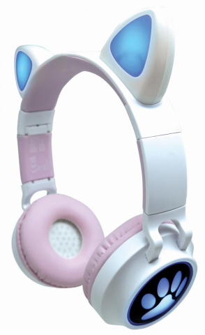 Jucarii - CASTI WIRELESS CU URECHI PISICA&LUMINI