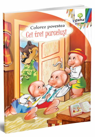 Carti de colorat - Cei Trei Purcelusi,  - Editura Gama