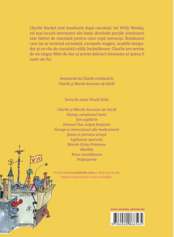 Charlie Si Fabrica De Ciocolata [Format Mare], Roald Dahl - Editura Art [1]