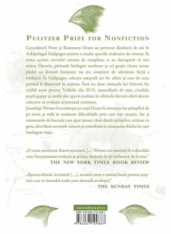 Cintezele Lui Darwin, Jonathan Weiner - Editura Art [1]