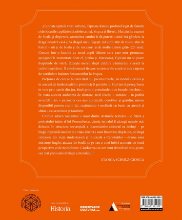 Ciprian Porumbescu - Jurnal 1879. Cernauti – Stupca, Ciprian Porumbescu - Editura Corint [1]