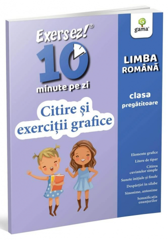 3-5 ani - Citire Si Exercitii Grafice,  - Editura Gama