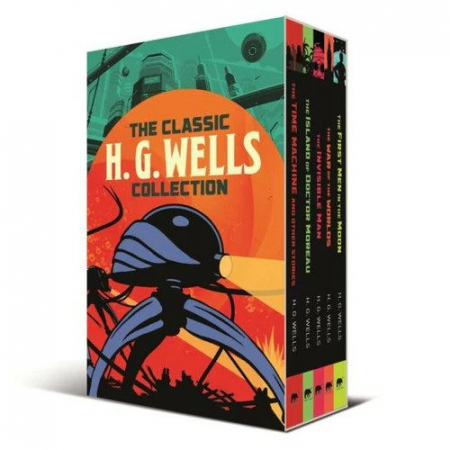Carti in engleza - Colectia Clasica H. G. Wells 5 Carti Box Set (The War Of The Worlds, The Time Machine & Other Stories, The Invisible Man And More!), H. G. Wells - Editura Sirius