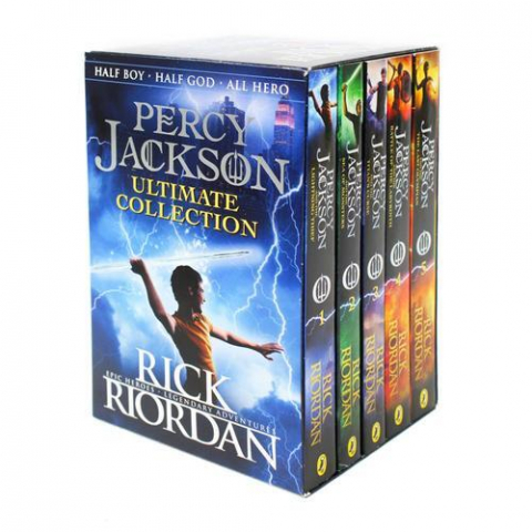 12-14 ani - Colectia Percy Jackson Collection 5 Books Box Set By Rick Riordan Lighting Thief New,3 Zile - Editura Disney-Hyperion