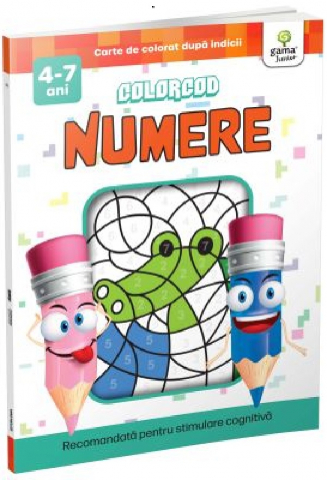 Carti de colorat - Colorcod. Numere,  - Editura Gama