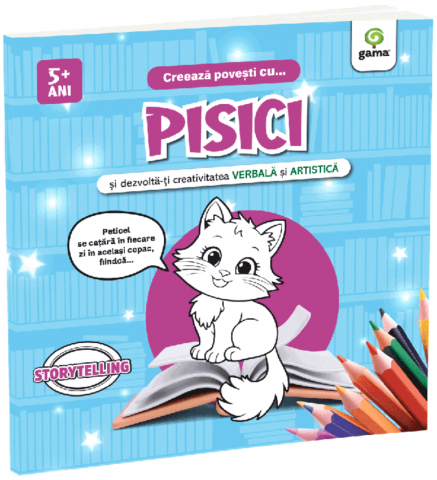 Edituri - Creeaza Povesti Cu... Pisici,  - Editura Gama