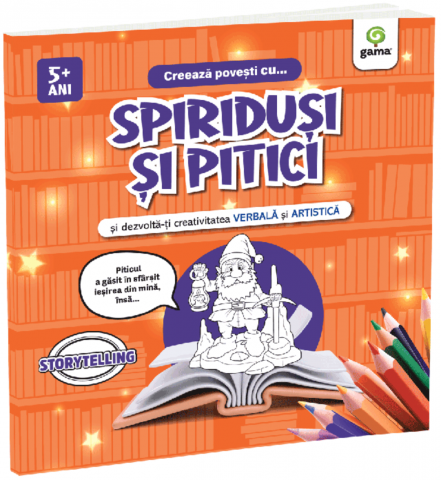 Edituri - Creeaza Povesti Cu... Spiridusi Si Pitici,  - Editura Gama
