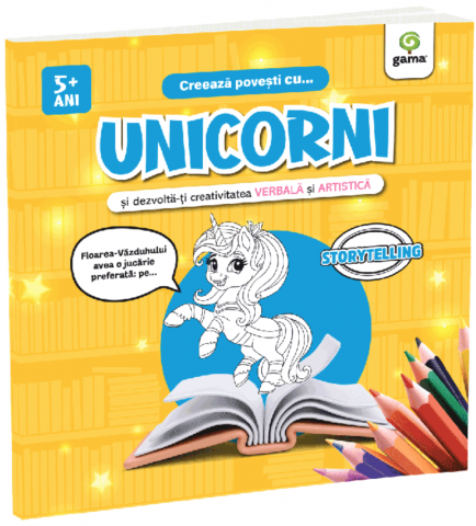 Carti - Creeaza Povesti Cu... Unicorni,  - Editura Gama