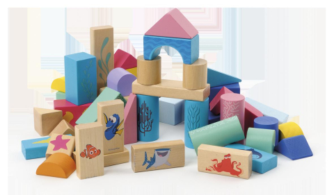 Jucarii - CUBURI DE LEMN, DORY,50 BUC