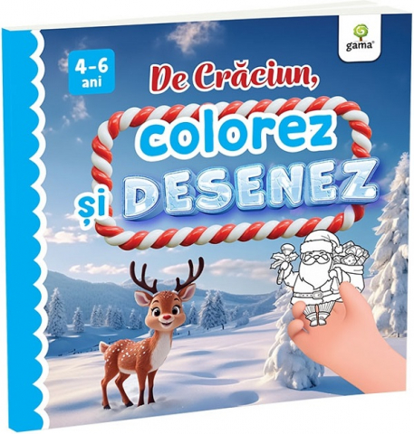Carti de colorat - De Craciun, Colorez Si Desenez,  - Editura Gama