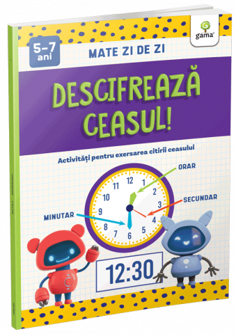 Jocuri educative - Descifreaza Ceasul!,  - Editura Gama