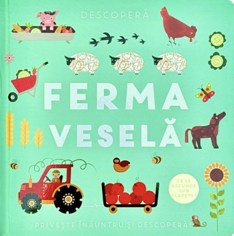 Carti de colorat - Descopera Ferma Vesela, - Editura Flamingo