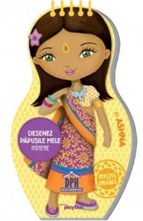 Carti de colorat - Desenez Papusile Mele Indiene,  - Editura DPH