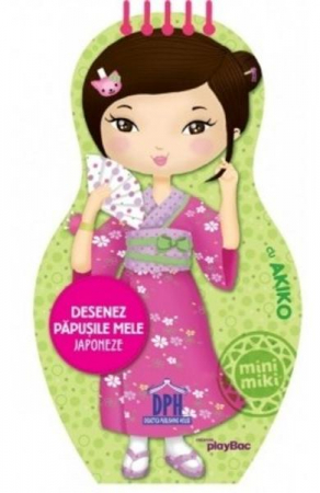 Carti de colorat - Desenez Papusile Mele Japoneze,  - Editura DPH