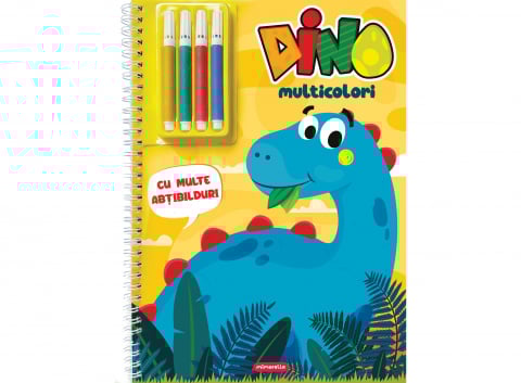 Carti de colorat - Dino Multicolori, - Editura Mimorello