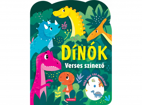 Carti de colorat - Dinók - Verses Színező, - Editura Mimorello