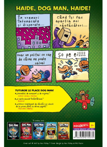 Dog Man #2.  Dog Man Se Dezlantuie, Dav Pilkey - Editura Art [1]