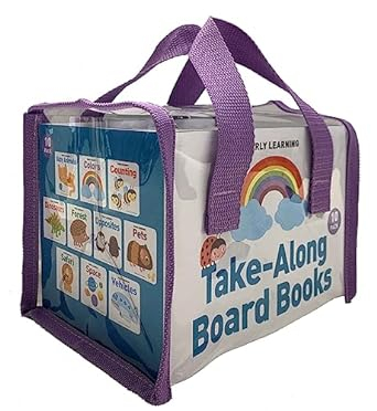 Grupe de varsta - Early Learning Take Along Board Books Set Of 10 In Case Childrens Library, - Editura Lake Press