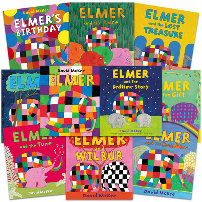 Grupe de varsta - Elmer: 10 Kids Picture Book Bundle,3 Zile - Editura Andersen Press