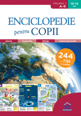 Atlase si Dictionare - Enciclopedie Pentru Copii - De La A La K - Volumul 1,  - Editura DPH