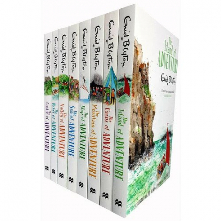 Grupe de varsta - Enid Blyton Books Adventure Series 8 Books Set Collection Children Classic Books - desigilat, Enid Blyton - Editura Macmillan