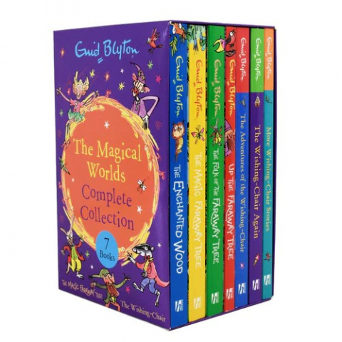 12-14 ani - Enid Blyton Magical Worlds Complete Collection Faraway Tree & Wishing-Chair 7 Books Box Set,Enid Blyton - Editura Egmont Books Ltd