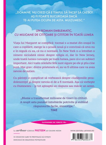 Esti Acolo, Doamne? Sunt Eu, Margaret, Judy Blume - Editura Art [1]