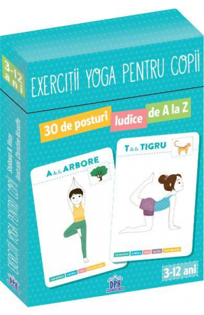 Edituri - Exercitii Yoga Pentru Copii - 30 De Posturi Ludice De La A La Z, Shobana R. Vinay - Editura DPH