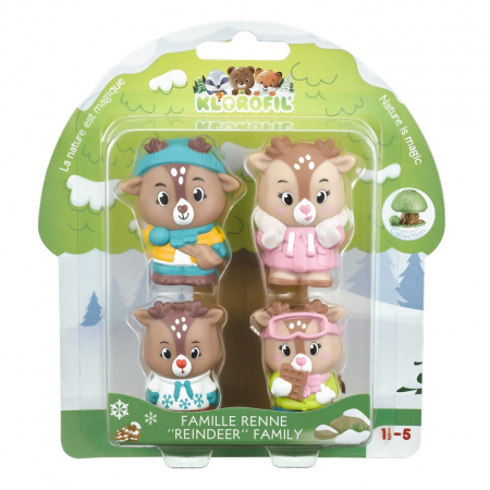 Klorofil - Familia de reni Renne - Set figurine joc de rol - Klorofil