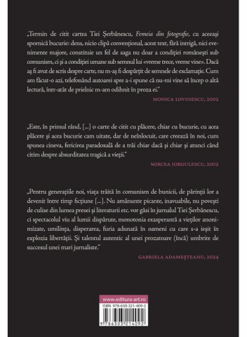 Femeia Din Fotografie. Jurnal 1987 - 1989, Tia Serbanescu - Editura Art [1]