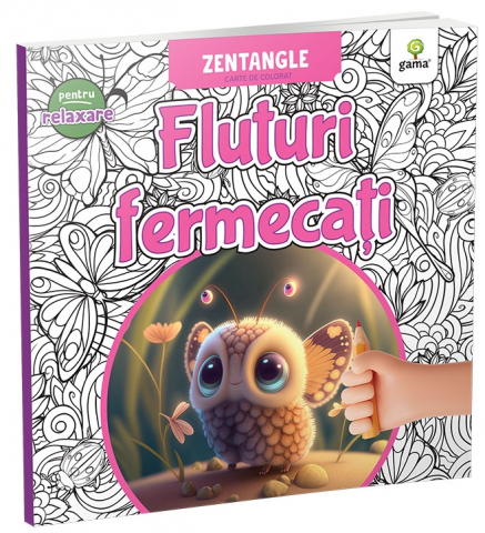 Carti de colorat - Fluturi Fermecati,  - Editura Gama