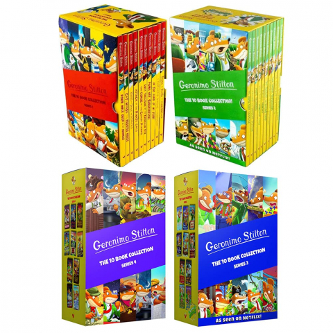Carti - Geronimo Stilton Series 1,2 ,3 And 4: 40 Books Collection Set,Geronimo Stilton - Editura Sweet Cherry Publishing Ltd