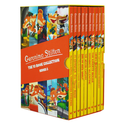 Carti in engleza - Geronimo Stilton The 10 Book Collection (Series 5) Box Set - Ages 5-7 - Paperback,Geronimo Stilton - Editura Sweet Cherry Publishing