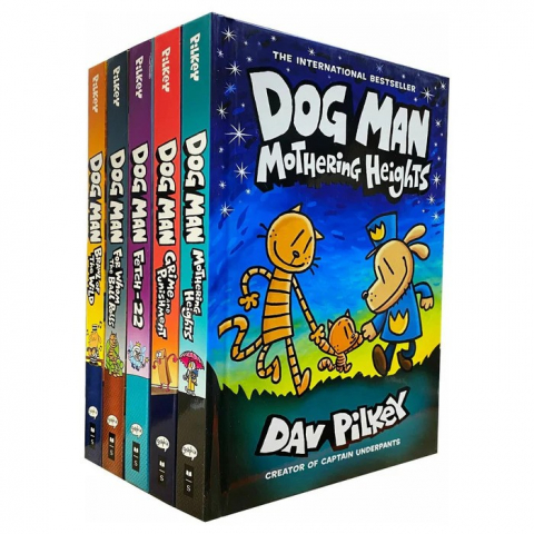 Carte straina - Hb Dog Man Series 6-10
Collection 5 Books Set By Dav
Pilkey (Brawl Of The Wild, For
Whom The Ball Rolls, Fetch-22,
Grime And Punishment,
Mothering Heights),Dav Pilkey - Editura Scholastic