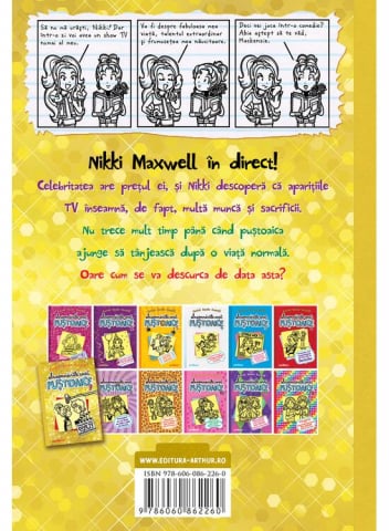 Insemnarile Unei Pustoaice  7. Povestirile Unei Dive Tv Nu Chiar Atat De Stralucitoare, Rachel Renée Russell - Editura Art [1]