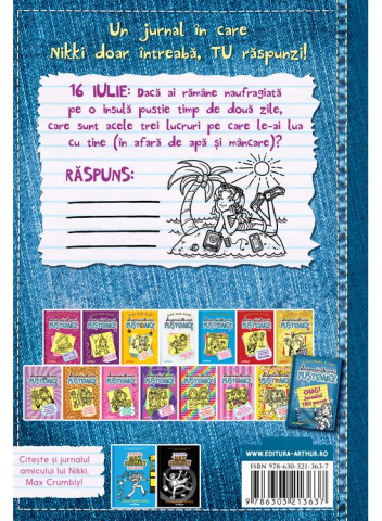 Insemnarile Unei Pustoaice. Omg! Jurnalul Tau Secret, Rachel Renee Russell - Editura Art [1]