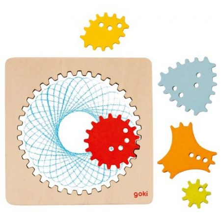 Goki - Instrument educativ pentru desenat - Spirograf