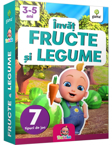 0-2 ani - Invat Fructe Si Legume,  - Editura Gama