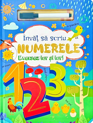 Editura Flamingo - Învăț Să Scriu Numerele. Exersez Iar Și Iar!, - Editura Flamingo