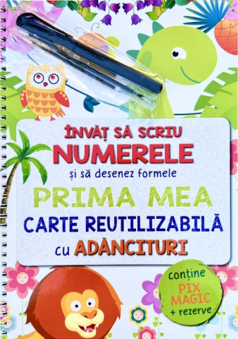 Flamingo - Invat Sa Scriu Numerele Si Sa Desenez Formele, - Editura Flamingo