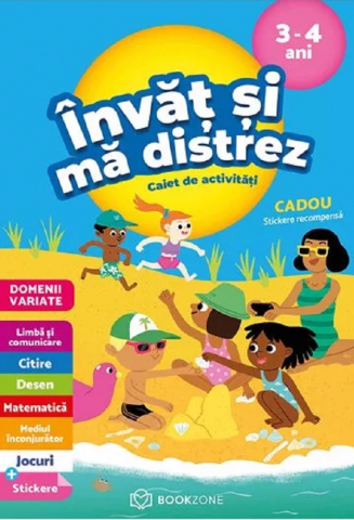 3-5 ani - Invat Si Ma Distrez 3-4 Ani, Catherine Serres - Editura Bookzone