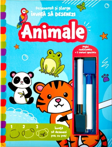 Editura Flamingo - Invata Sa Desenezi: Animale, - Editura Flamingo