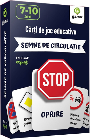 6-8 ani - Invata... Semne De Circulatie,  - Editura Gama