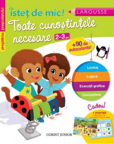Carti - Istet De Mic! Pregatirea Prescolarului. Toate Cunostintele Necesare 2-3 Ani,  - Editura Corint